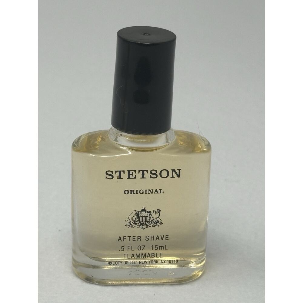 Vintage Coty STETSON After Shave MINI Travel‎ Size 0.5 Oz 15 ml
